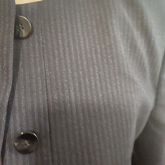 NEW Hugo Boss Jasyma Blazer Navy Blue Striped Size 2 - Picture 3 of 13